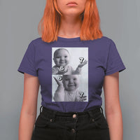 Funny Tuff Baby 67 Meme T Shirt For Women Viral AI Niche Baby Six Seven Hand Gesture - Wonder Print Shop