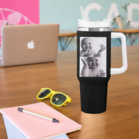Funny Tuff Baby 67 Meme Tumbler With Handle Viral AI Niche Baby Six Seven Hand Gesture - Wonder Print Shop