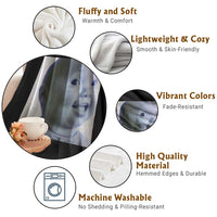 Funny Tuff Baby Side Eye Meme Throw Blanket Viral AI Niche Baby Face Reaction - Wonder Print Shop