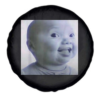 Funny Tuff Baby Side Eye Meme Spare Tire Cover Viral AI Niche Baby Face Reaction - Wonder Print Shop