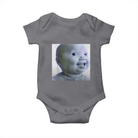 Funny Tuff Baby Side Eye Meme Baby Onesie Viral AI Niche Baby Face Reaction - Wonder Print Shop