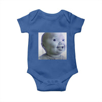 Funny Tuff Baby Side Eye Meme Baby Onesie Viral AI Niche Baby Face Reaction - Wonder Print Shop