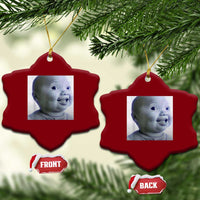 Funny Tuff Baby Side Eye Meme Ceramic Ornament Viral AI Niche Baby Face Reaction - Wonder Print Shop