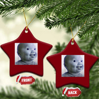 Funny Tuff Baby Side Eye Meme Ceramic Ornament Viral AI Niche Baby Face Reaction - Wonder Print Shop