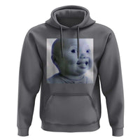Funny Tuff Baby Side Eye Meme Hoodie Viral AI Niche Baby Face Reaction - Wonder Print Shop