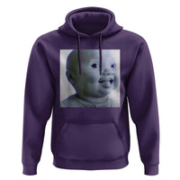Funny Tuff Baby Side Eye Meme Hoodie Viral AI Niche Baby Face Reaction - Wonder Print Shop