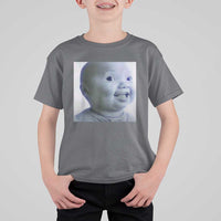 Funny Tuff Baby Side Eye Meme T Shirt For Kid Viral AI Niche Baby Face Reaction - Wonder Print Shop