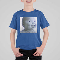 Funny Tuff Baby Side Eye Meme T Shirt For Kid Viral AI Niche Baby Face Reaction - Wonder Print Shop