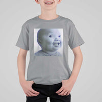 Funny Tuff Baby Side Eye Meme T Shirt For Kid Viral AI Niche Baby Face Reaction - Wonder Print Shop