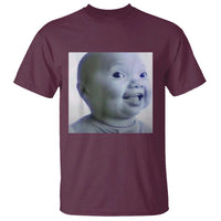 Funny Tuff Baby Side Eye Meme T Shirt Viral AI Niche Baby Face Reaction - Wonder Print Shop
