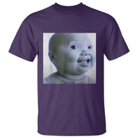 Funny Tuff Baby Side Eye Meme T Shirt Viral AI Niche Baby Face Reaction - Wonder Print Shop