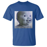 Funny Tuff Baby Side Eye Meme T Shirt Viral AI Niche Baby Face Reaction - Wonder Print Shop