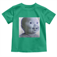 Funny Tuff Baby Side Eye Meme Toddler T Shirt Viral AI Niche Baby Face Reaction - Wonder Print Shop
