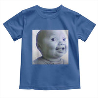 Funny Tuff Baby Side Eye Meme Toddler T Shirt Viral AI Niche Baby Face Reaction - Wonder Print Shop
