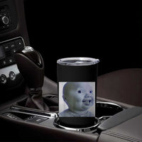 Funny Tuff Baby Side Eye Meme Tumbler Cup Viral AI Niche Baby Face Reaction - Wonder Print Shop