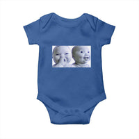 Funny Double Trouble Tuff Baby Meme Baby Onesie Viral AI Niche Baby Holding Laugh Duo Reaction - Wonder Print Shop