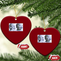Funny Double Trouble Tuff Baby Meme Ceramic Ornament Viral AI Niche Baby Holding Laugh Duo Reaction - Wonder Print Shop