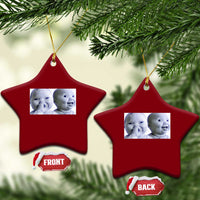 Funny Double Trouble Tuff Baby Meme Ceramic Ornament Viral AI Niche Baby Holding Laugh Duo Reaction - Wonder Print Shop