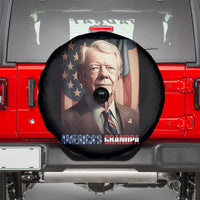 39th President Jimmy Carter Spare Tire Cover America's Grandpa Presidents' Day USA Flag Vintage