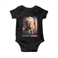 39th President Jimmy Carter Baby Onesie America's Grandpa Presidents' Day USA Flag Vintage