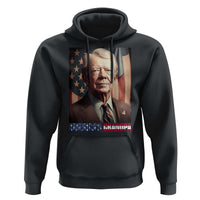39th President Jimmy Carter Hoodie America's Grandpa Presidents' Day USA Flag Vintage