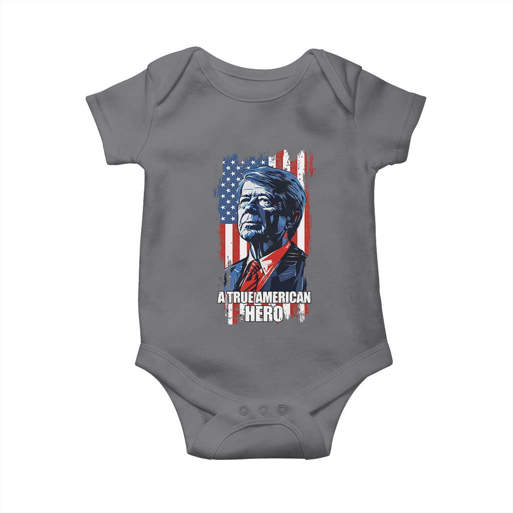 39th President Jimmy Carter Baby Onesie True American Hero US Flag Presidents' Day