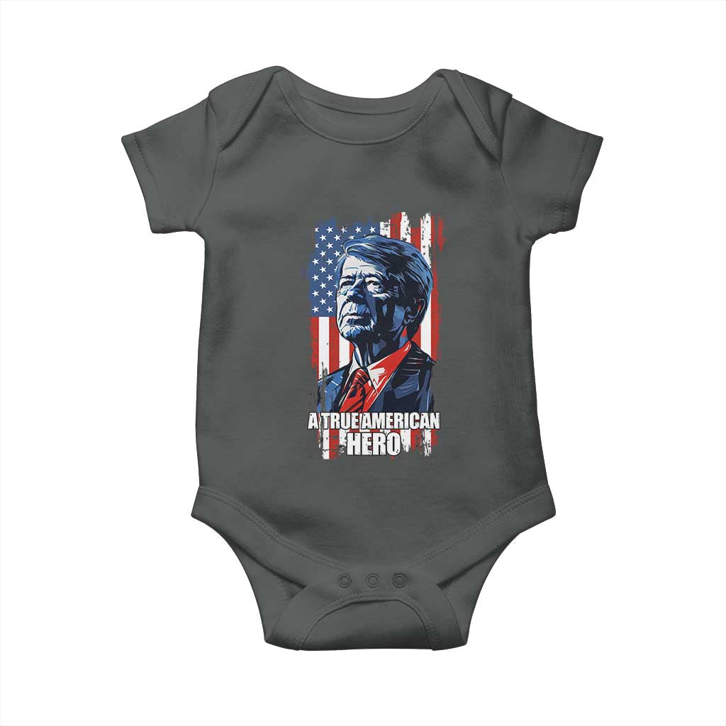 39th President Jimmy Carter Baby Onesie True American Hero US Flag Presidents' Day