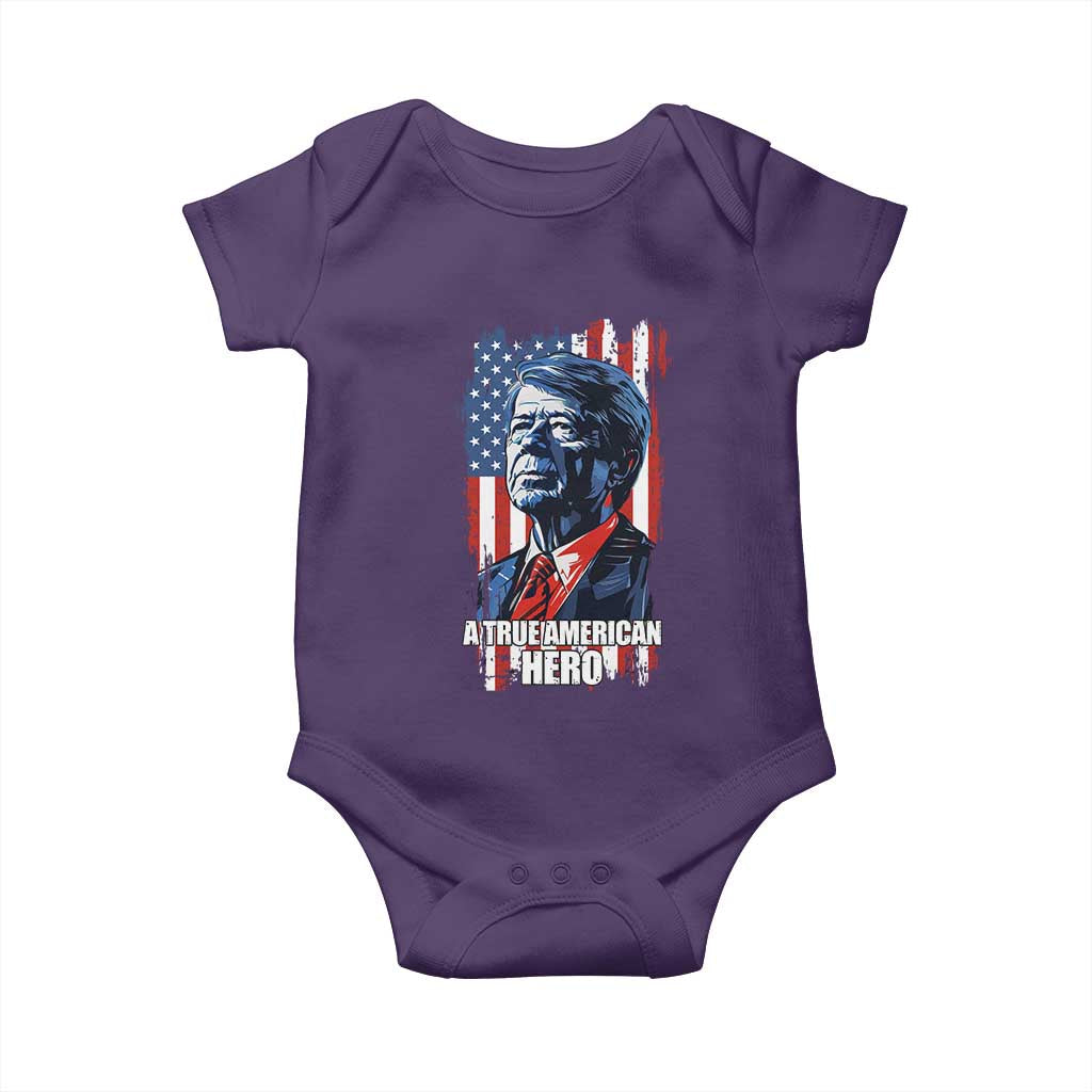 39th President Jimmy Carter Baby Onesie True American Hero US Flag Presidents' Day