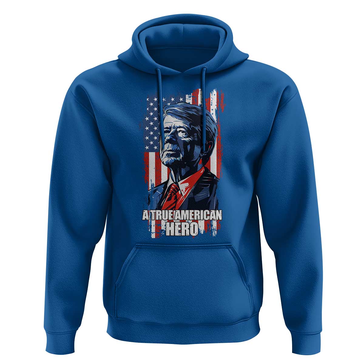 39th President Jimmy Carter Hoodie True American Hero US Flag Presidents' Day
