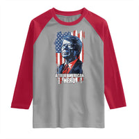 39th President Jimmy Carter Raglan Shirt True American Hero US Flag Presidents' Day