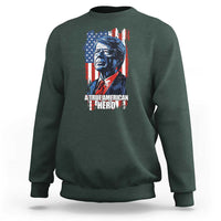 39th President Jimmy Carter Sweatshirt True American Hero US Flag Presidents' Day