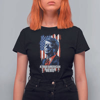 39th President Jimmy Carter T Shirt For Women True American Hero US Flag Presidents' Day