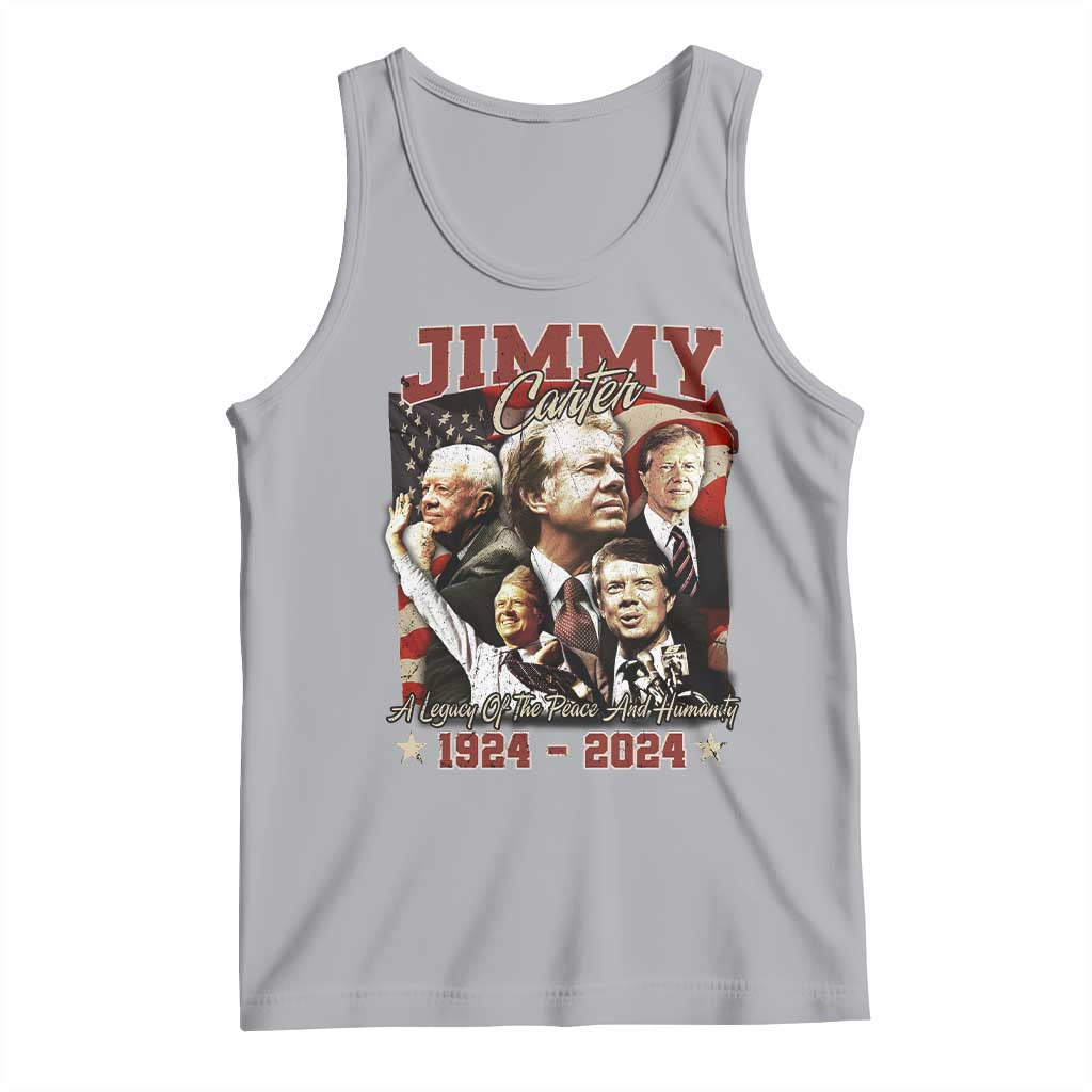 39th President Jimmy Carter Tank Top A Legacy Of Peace And Humanity USA Legacy