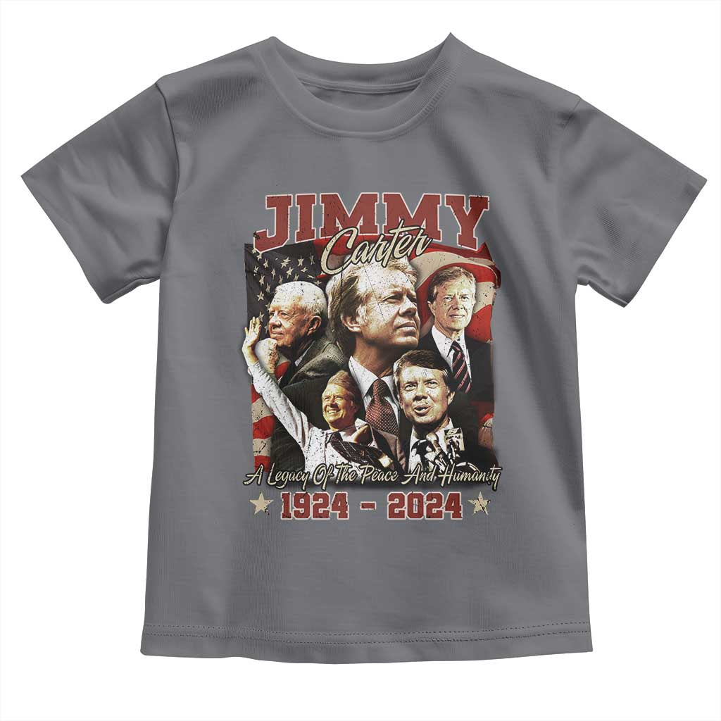 39th President Jimmy Carter Toddler T Shirt A Legacy Of Peace And Humanity USA Legacy