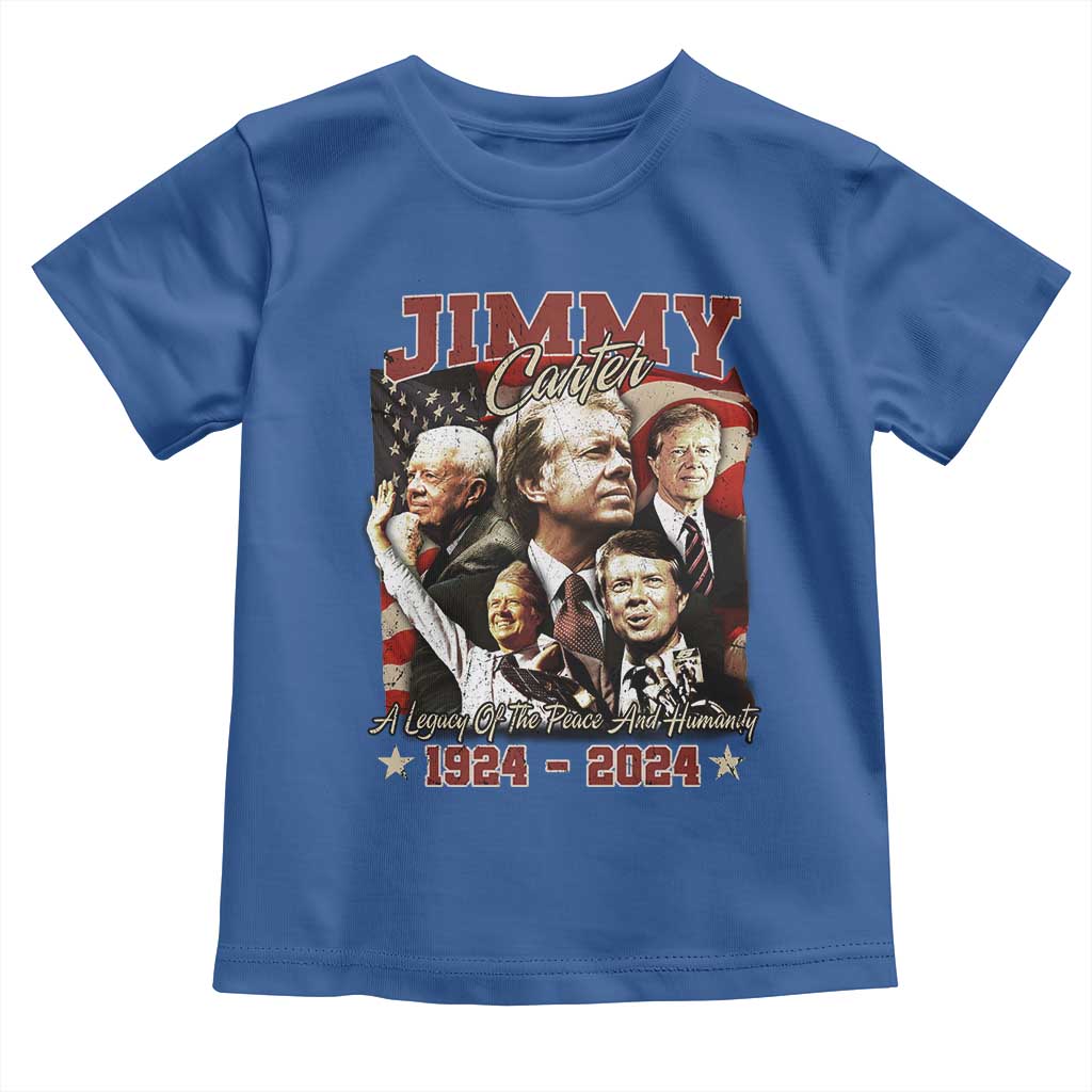 39th President Jimmy Carter Toddler T Shirt A Legacy Of Peace And Humanity USA Legacy