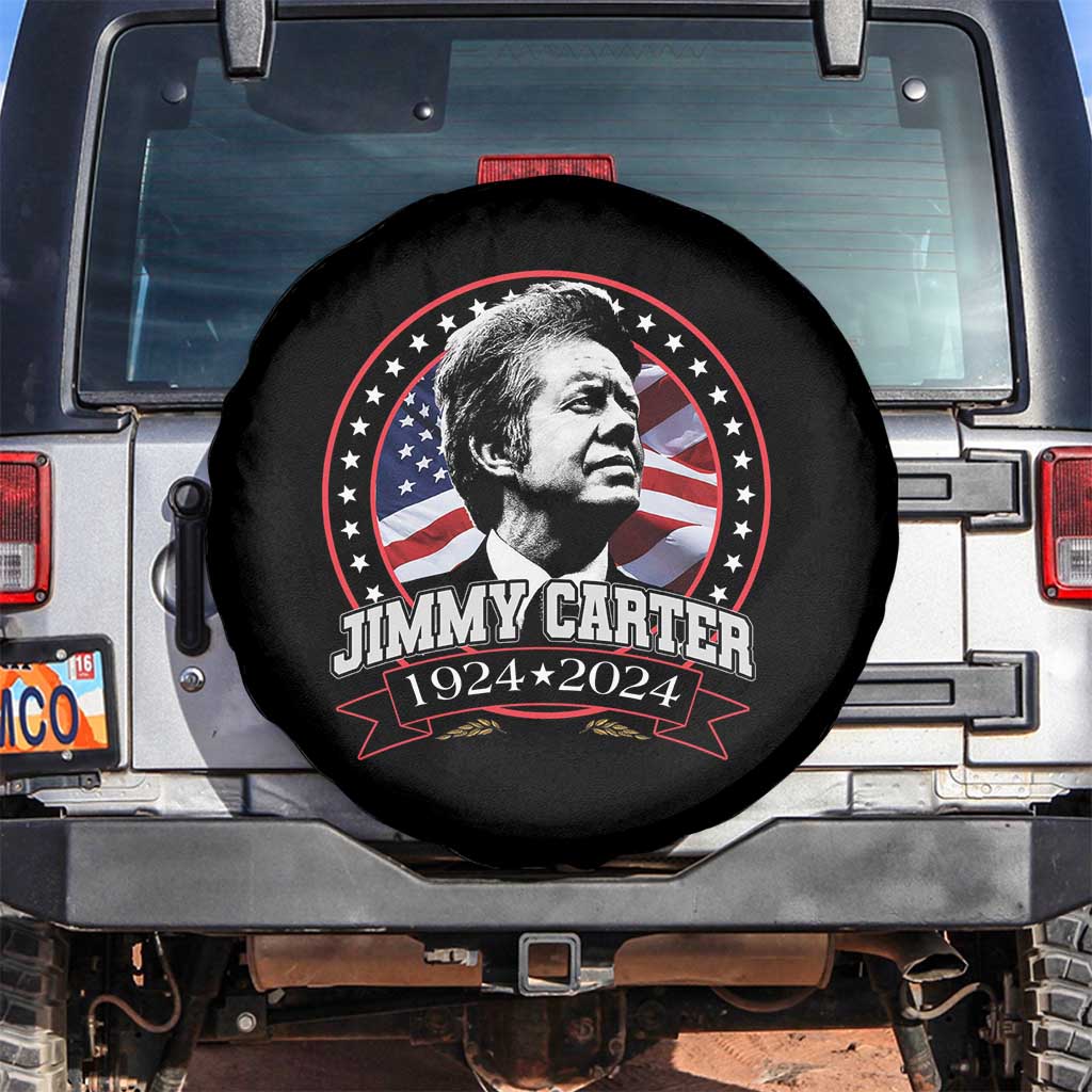 39th President Jimmy Carter Spare Tire Cover USA Legacy American Flag