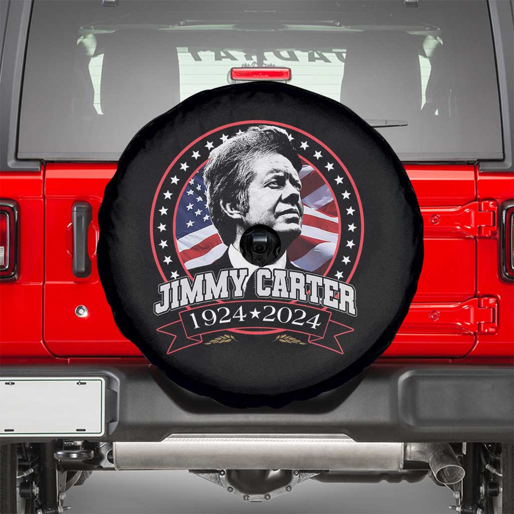 39th President Jimmy Carter Spare Tire Cover USA Legacy American Flag