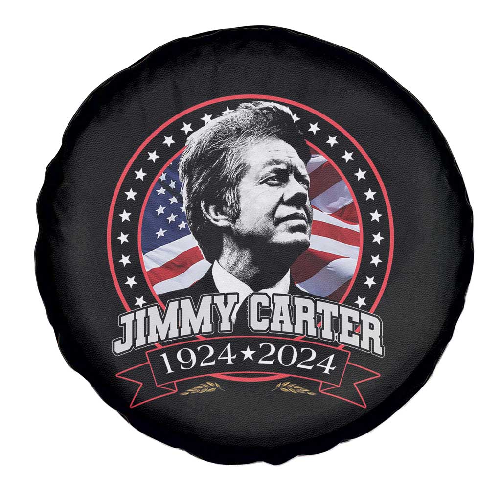 39th President Jimmy Carter Spare Tire Cover USA Legacy American Flag