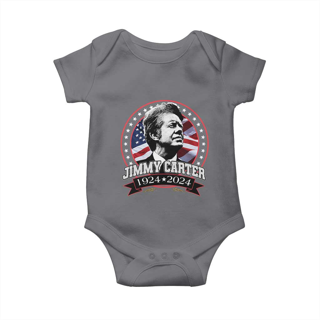 39th President Jimmy Carter Baby Onesie USA Legacy American Flag