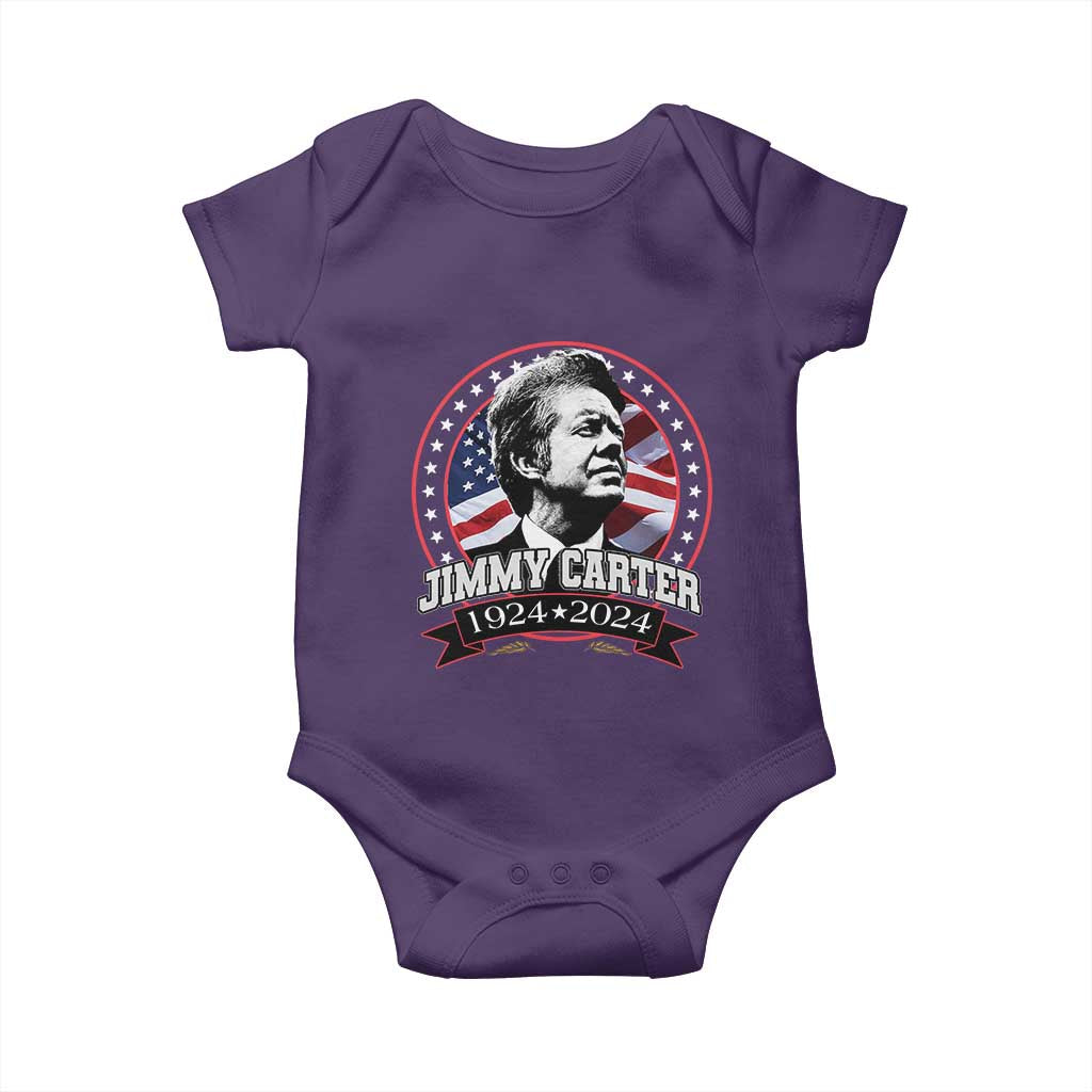 39th President Jimmy Carter Baby Onesie USA Legacy American Flag