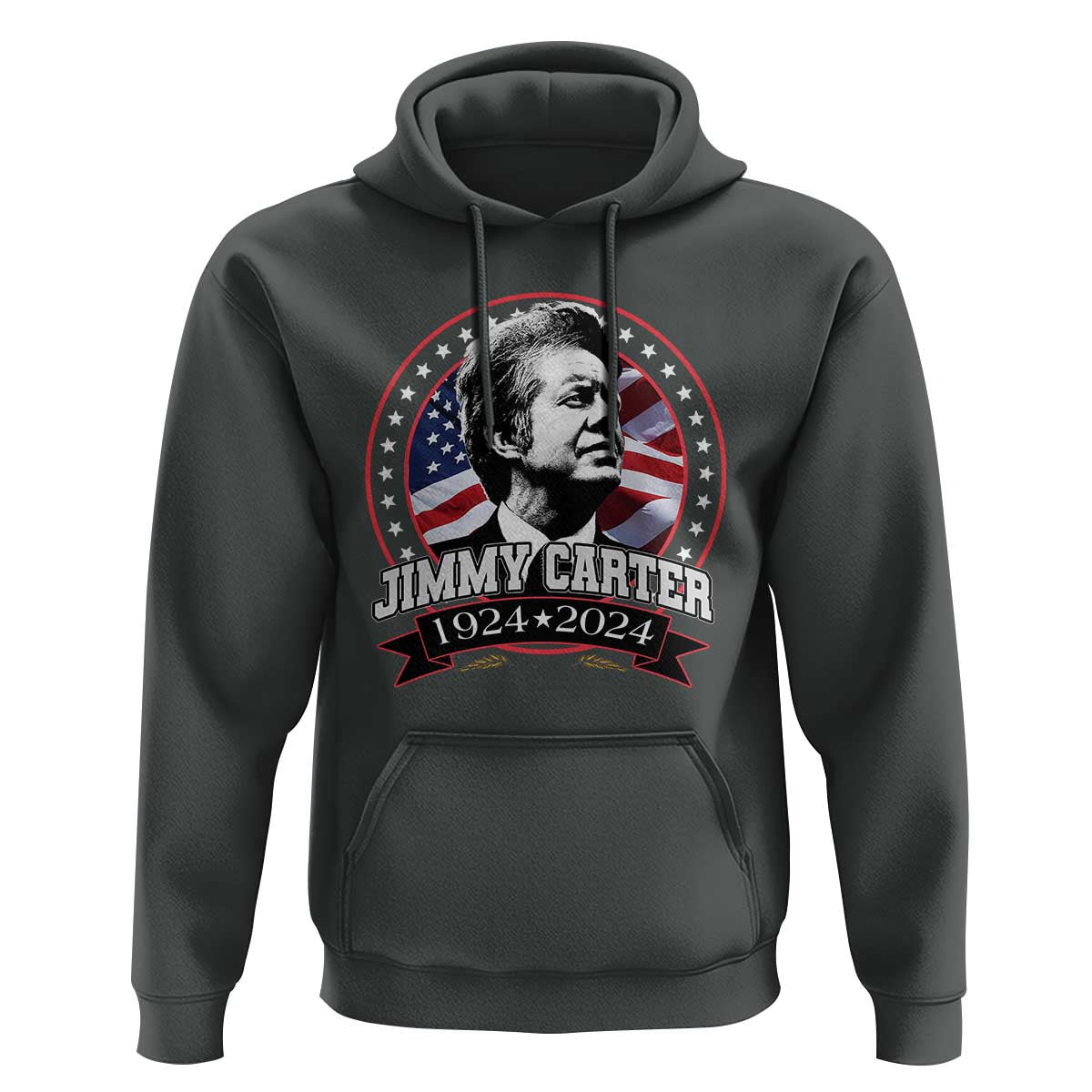 39th President Jimmy Carter Hoodie USA Legacy American Flag