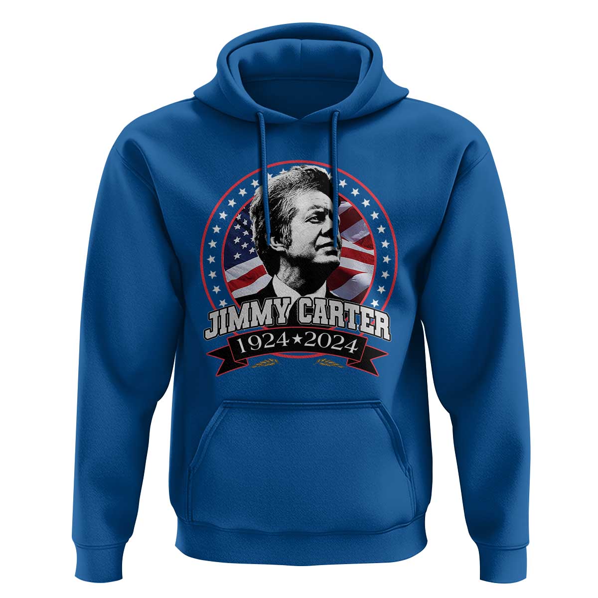 39th President Jimmy Carter Hoodie USA Legacy American Flag