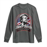 39th President Jimmy Carter Long Sleeve Shirt USA Legacy American Flag