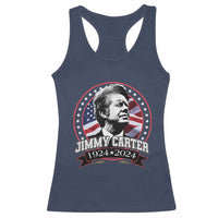 39th President Jimmy Carter Racerback Tank Top USA Legacy American Flag