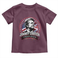 39th President Jimmy Carter Toddler T Shirt USA Legacy American Flag