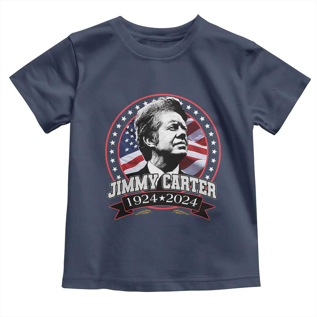 39th President Jimmy Carter Toddler T Shirt USA Legacy American Flag