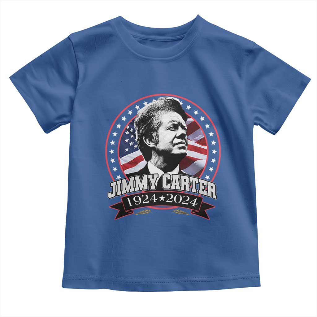39th President Jimmy Carter Toddler T Shirt USA Legacy American Flag