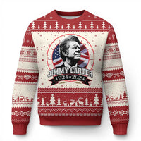 39th President Jimmy Carter Knitted Sweatshirt USA Legacy American Flag