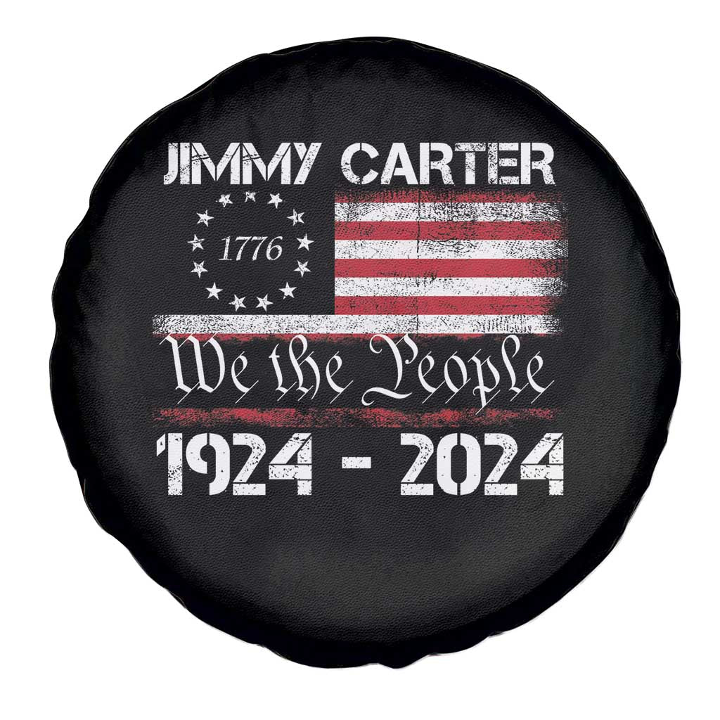 39th President Jimmy Carter Spare Tire Cover USA Legacy We The People Betsy Ross Flag