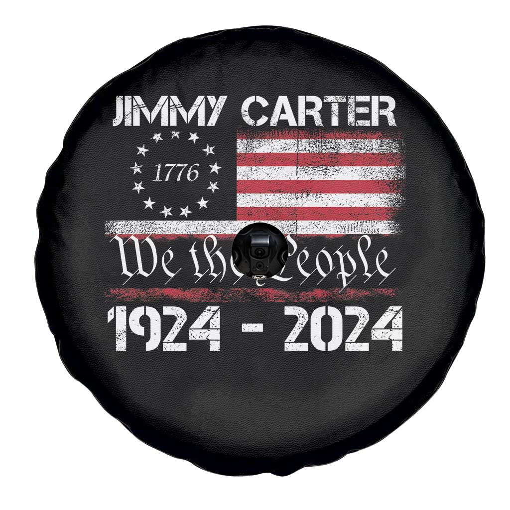 39th President Jimmy Carter Spare Tire Cover USA Legacy We The People Betsy Ross Flag